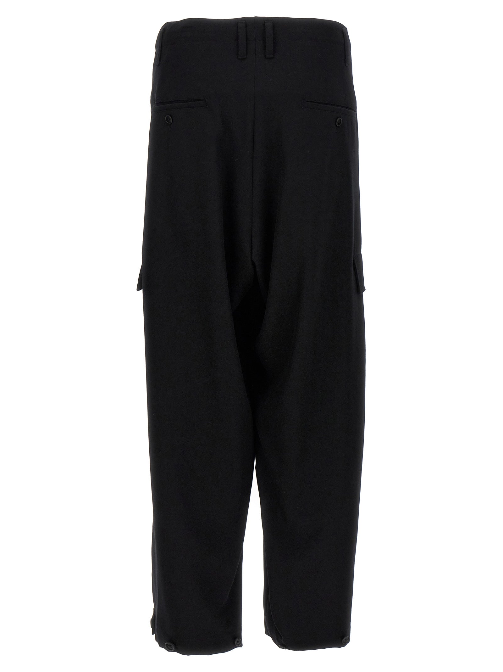 YOHJI YAMAMOTO - YOHJI YAMAMOTO - ’Tab Wide P’ pants - Men’s Pants