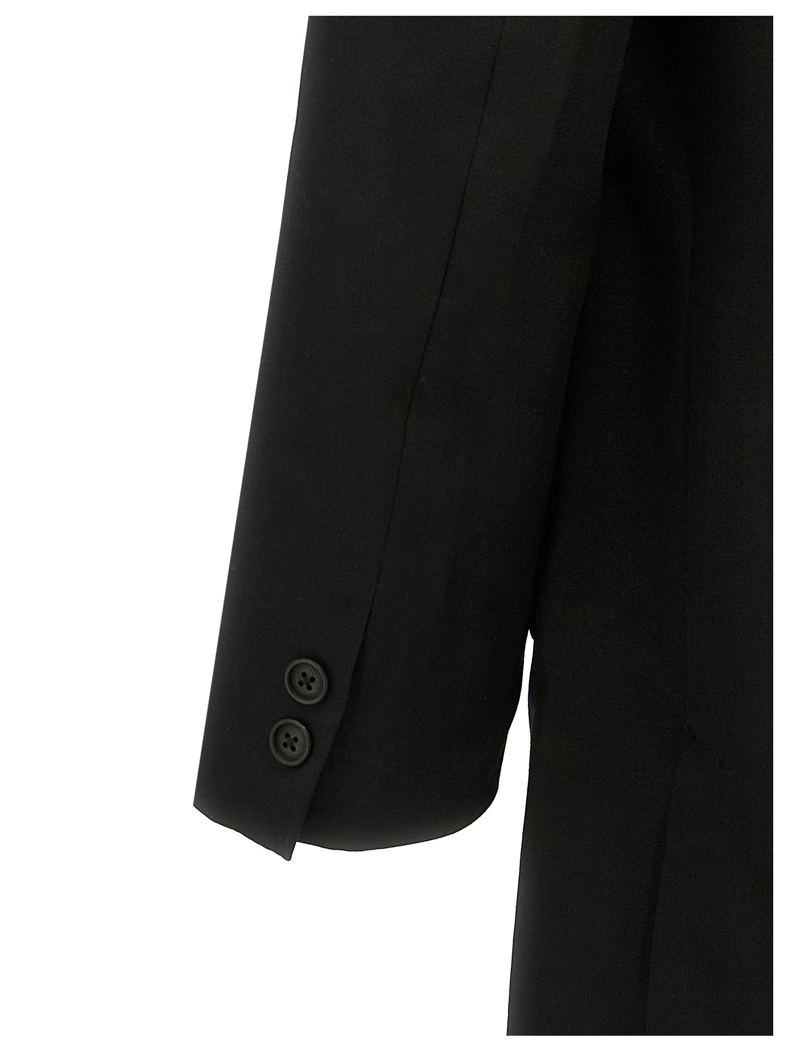 YOHJI YAMAMOTO - YOHJI YAMAMOTO - Single-breasted blazer with strap detail - Men’s Clothing