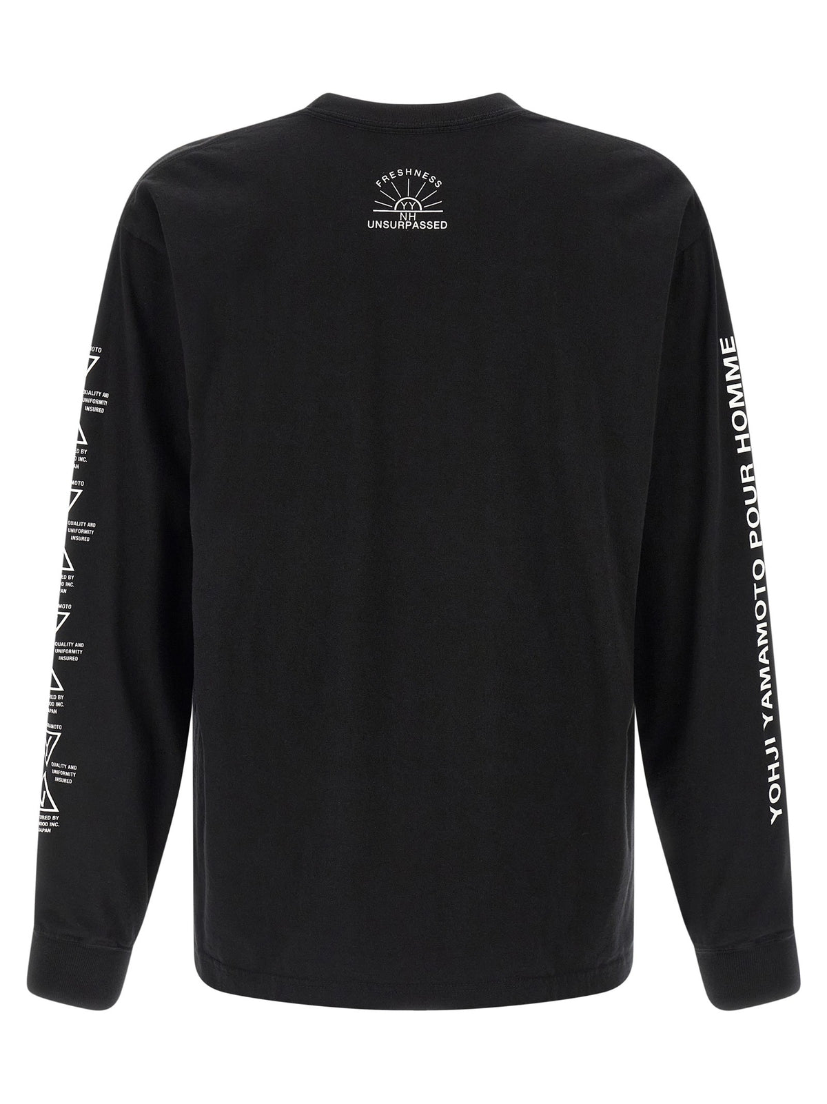 YOHJI YAMAMOTO Yohji Yamamoto × NH LS Tee Shirt Black