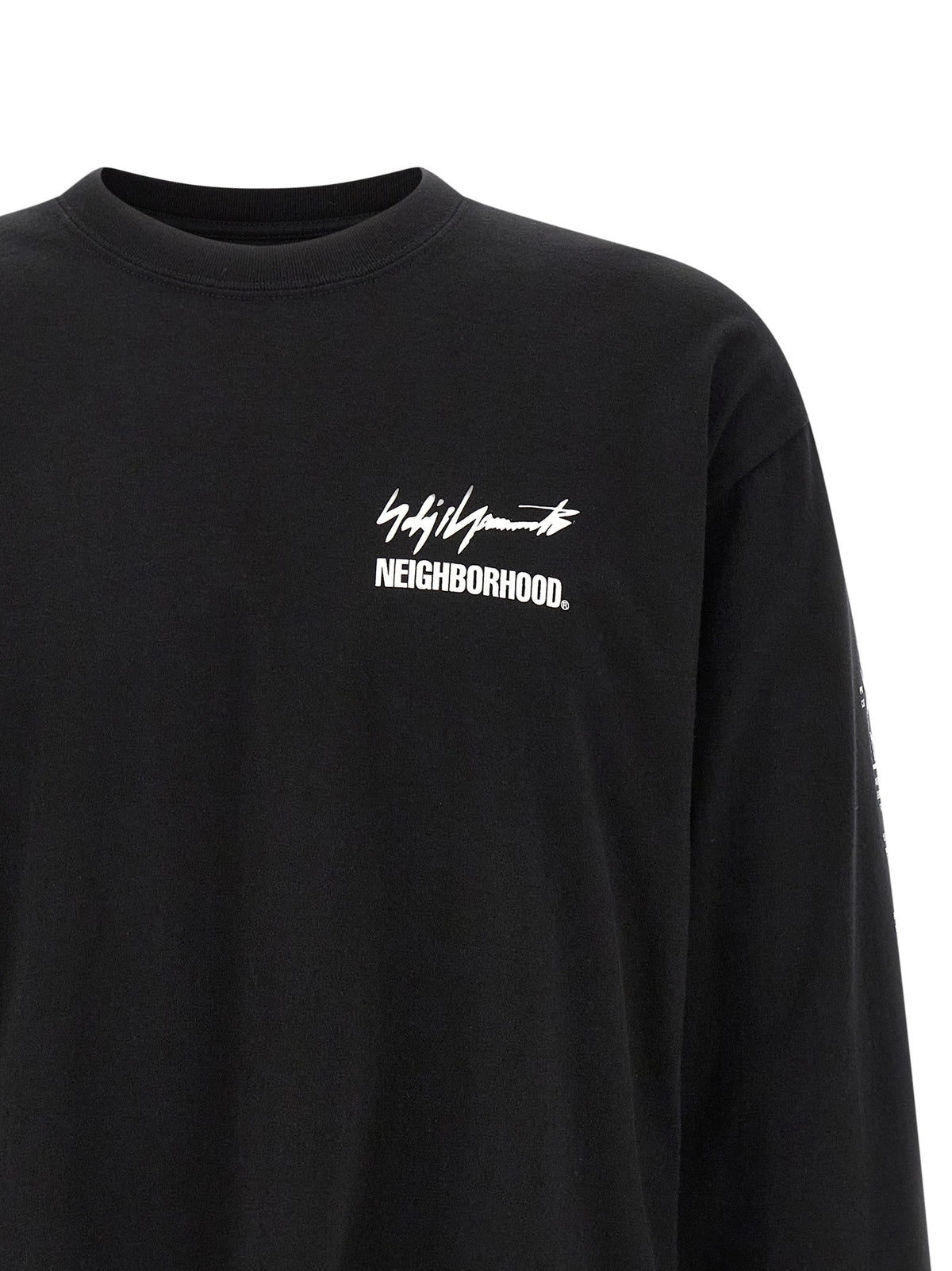 YOHJI YAMAMOTO Yohji Yamamoto × NH LS Tee Shirt Black