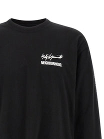 YOHJI YAMAMOTO Yohji Yamamoto × NH LS Tee Shirt Black