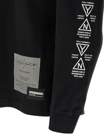 YOHJI YAMAMOTO Yohji Yamamoto × NH LS Tee Shirt Black