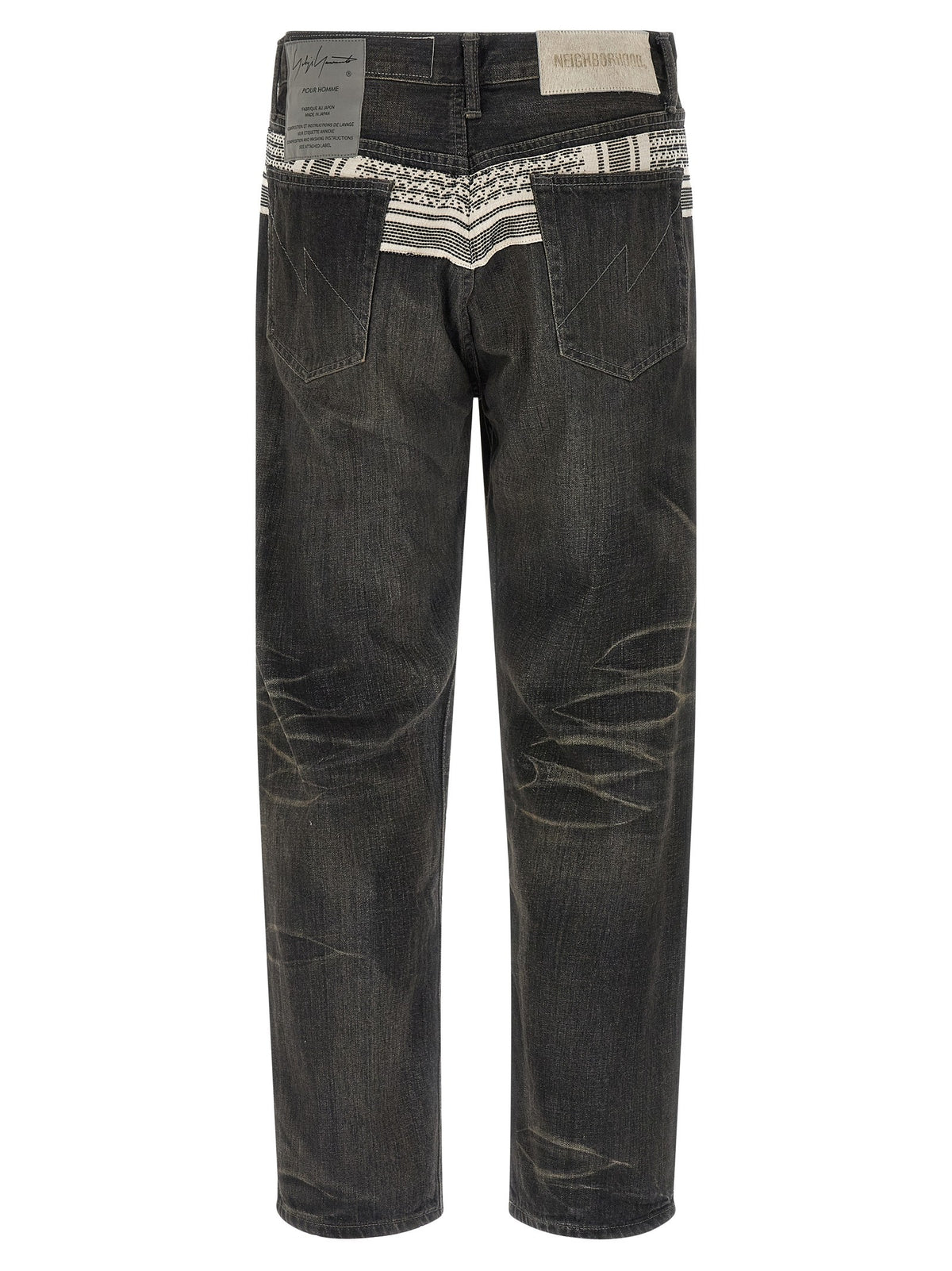 YOHJI YAMAMOTO Yohji Yamamoto Savege Denim Jeans × Black
