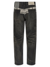 YOHJI YAMAMOTO Yohji Yamamoto Savege Denim Jeans × Black