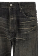 YOHJI YAMAMOTO Yohji Yamamoto Savege Denim Jeans × Black, view 3