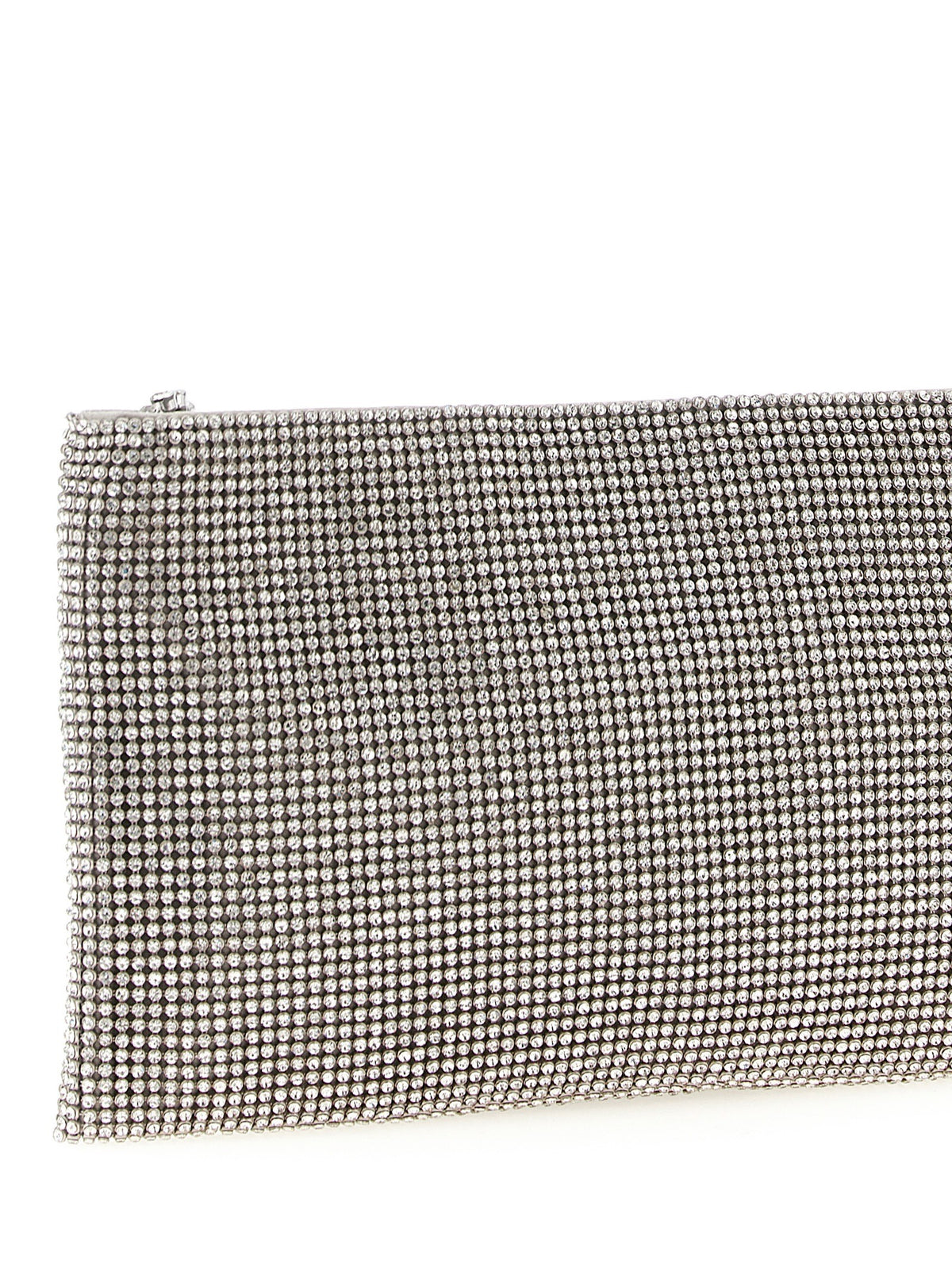 Benedetta Bruzziches Your Best Friend La Petite Clutch Silver, view 3