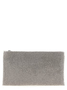Benedetta Bruzziches Your Best Friend La Petite Clutch Silver