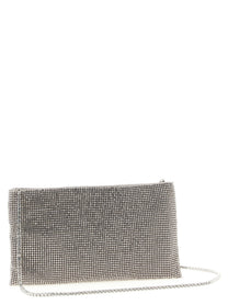 Benedetta Bruzziches Your Best Friend La Petite Clutch Silver, view 2