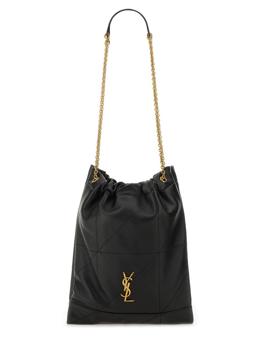 Saint Laurent Women's Ysl Bo Jamie Pochon 7agneau Black Black