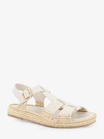 Paloma Barceló Women's Yuka Leather Sandals White