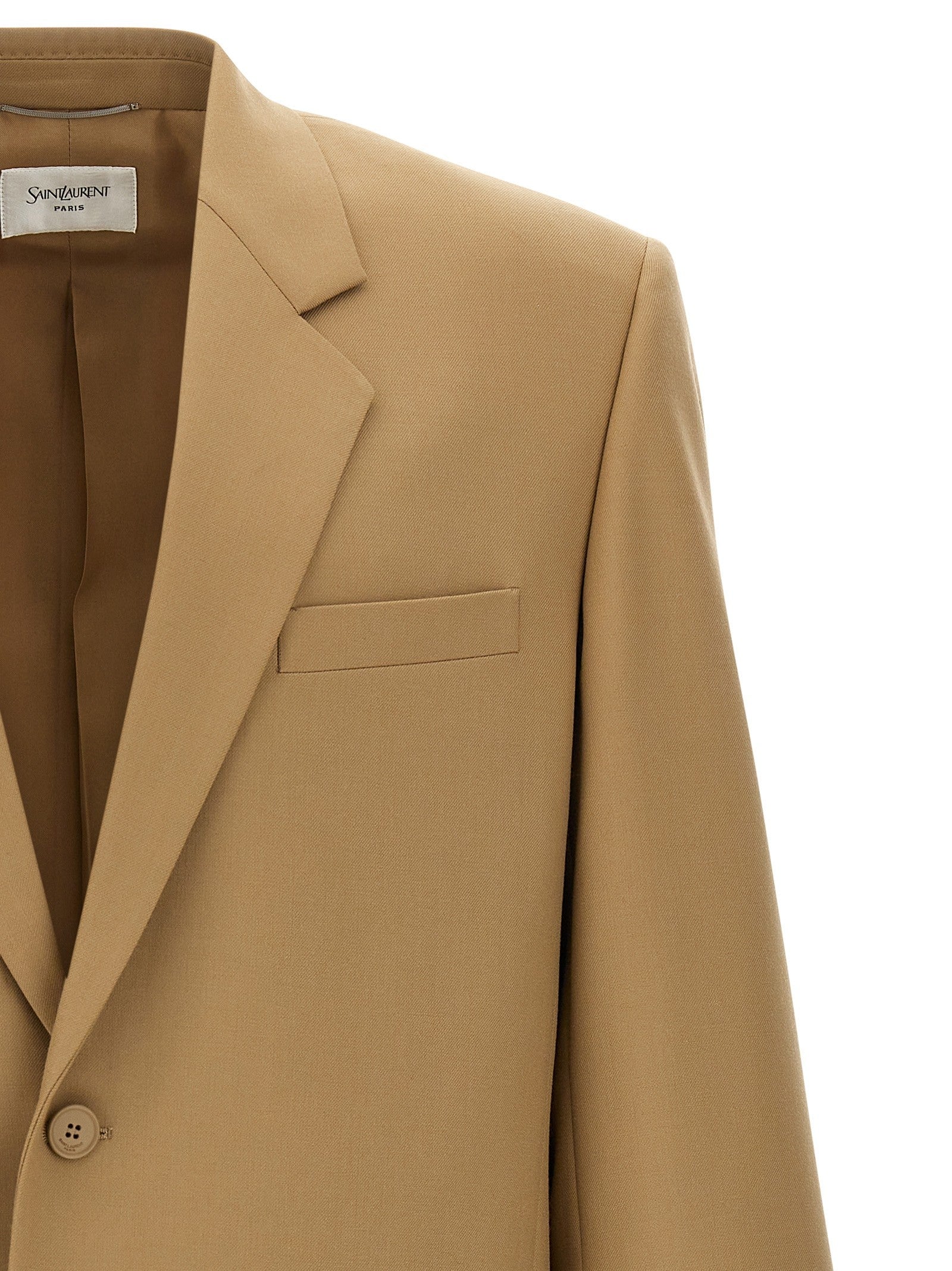 Saint Laurent Yves Blazer Beige