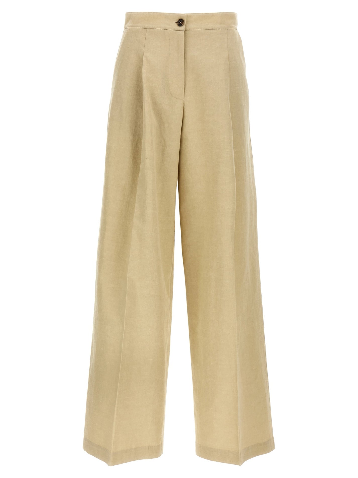 YVES SALOMON - YVES SALOMON - Linen trousers - Women’s Pants
