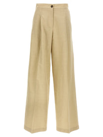 YVES SALOMON - YVES SALOMON - Linen trousers - Women’s Pants