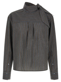 TELA Zafrina Blouse Grey