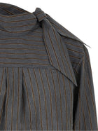 TELA Zafrina Blouse Grey, view 3