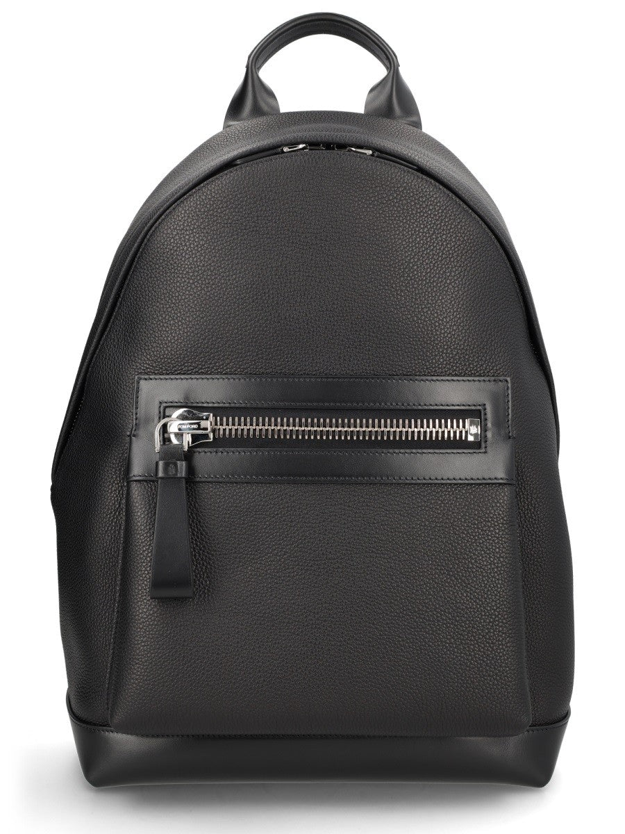 Tom Ford Men's Zaino Buckley in Pelle Black