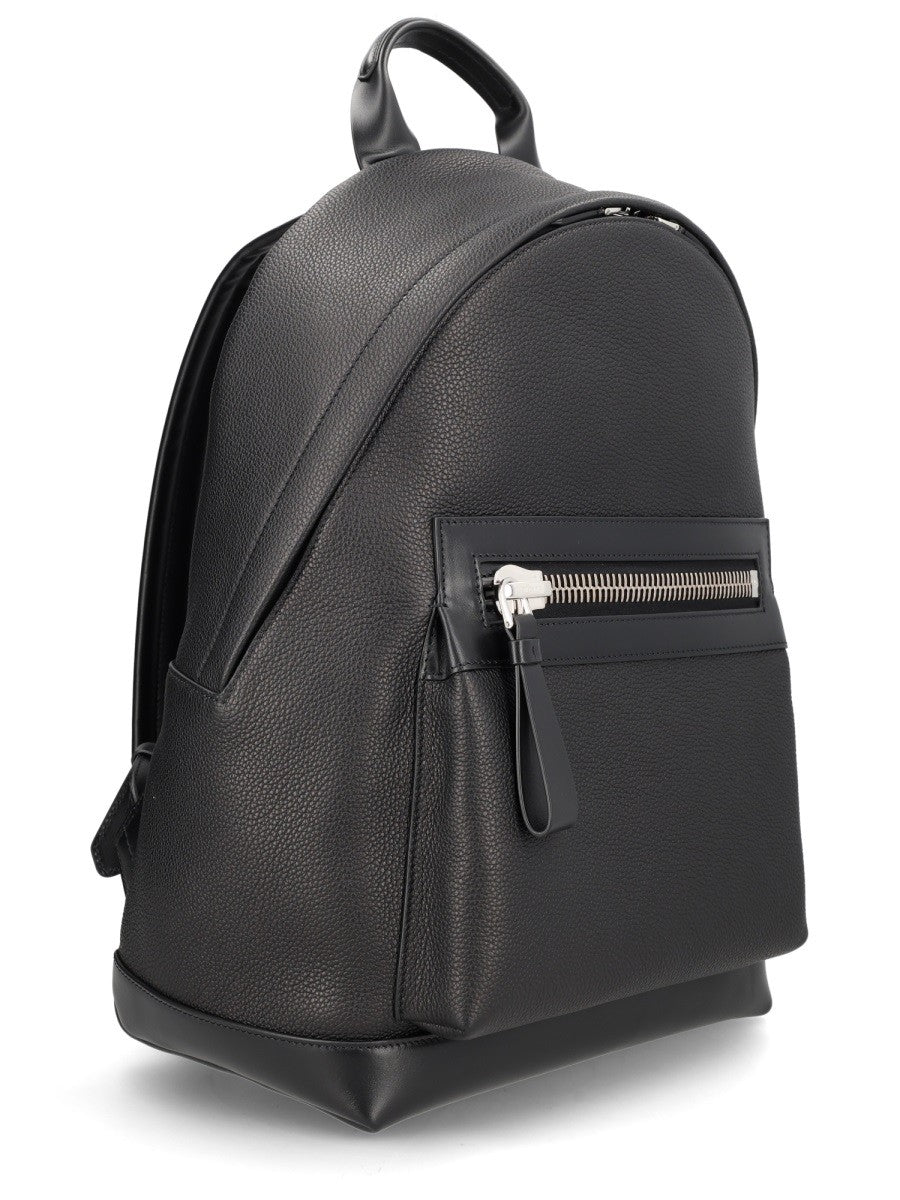 Tom Ford Men's Zaino Buckley in Pelle Black