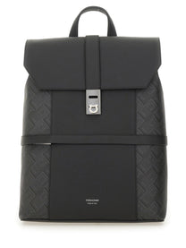 Ferragamo Men's Zaino Con Fibbia Gancini Grey
