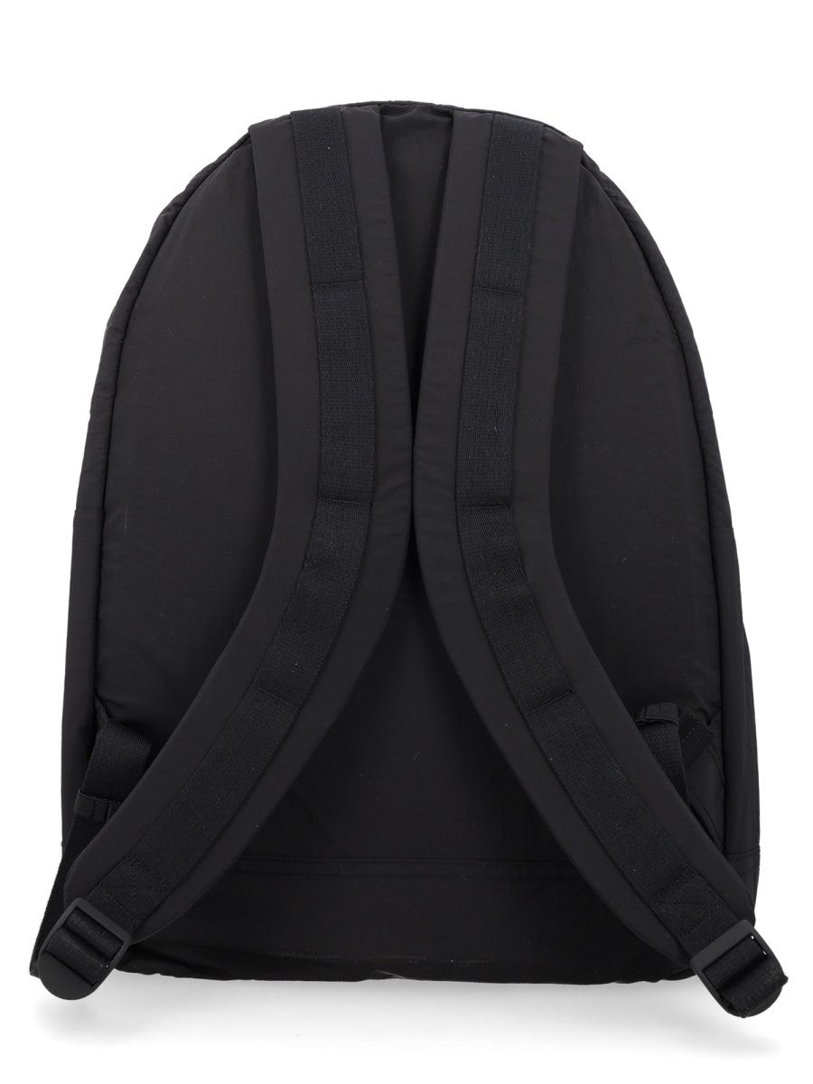 Stone Island Men's Zaino in Tessuto Nylon Econyl Black