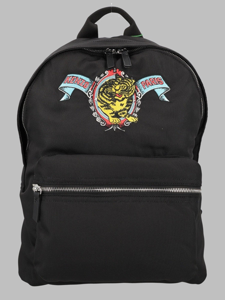 Kenzo Men's Zaino Jumping Tiger Black