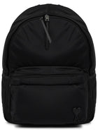 Ami Paris Unisex Marcel Backpack Black