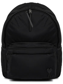 Ami Paris Unisex Marcel Backpack Black