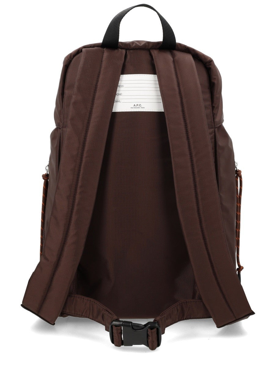 A.P.C Men's Backpack Trek Brown