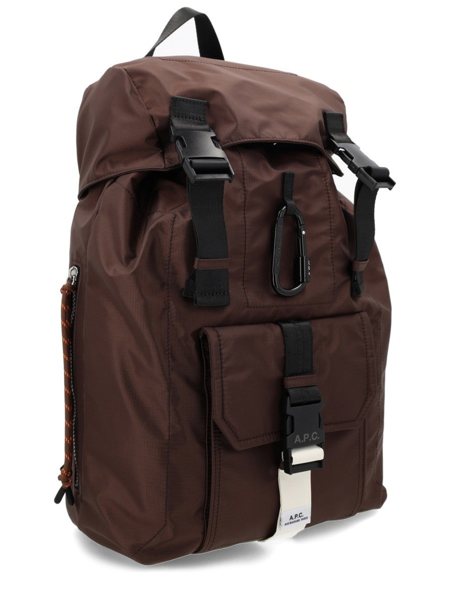 A.P.C Men's Backpack Trek Brown