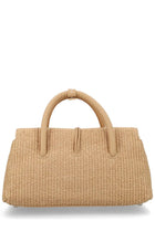 Zanellato Women's Dotta Wicker Small Bag Beige, view 3