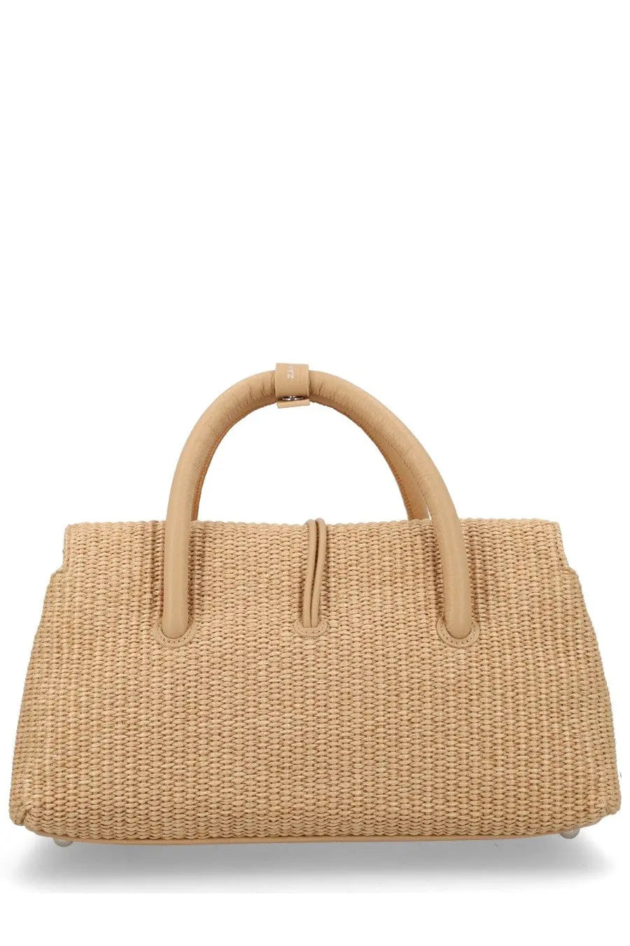 Zanellato Women's Dotta Wicker Small Bag Beige, view 3