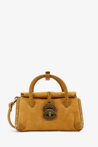 Zanellato Women's Dotta Baby Suede Crossbody Bag Yellow