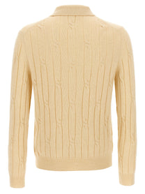 ZANONE - ZANONE - Braided wool polo shirt - Men’s Tops