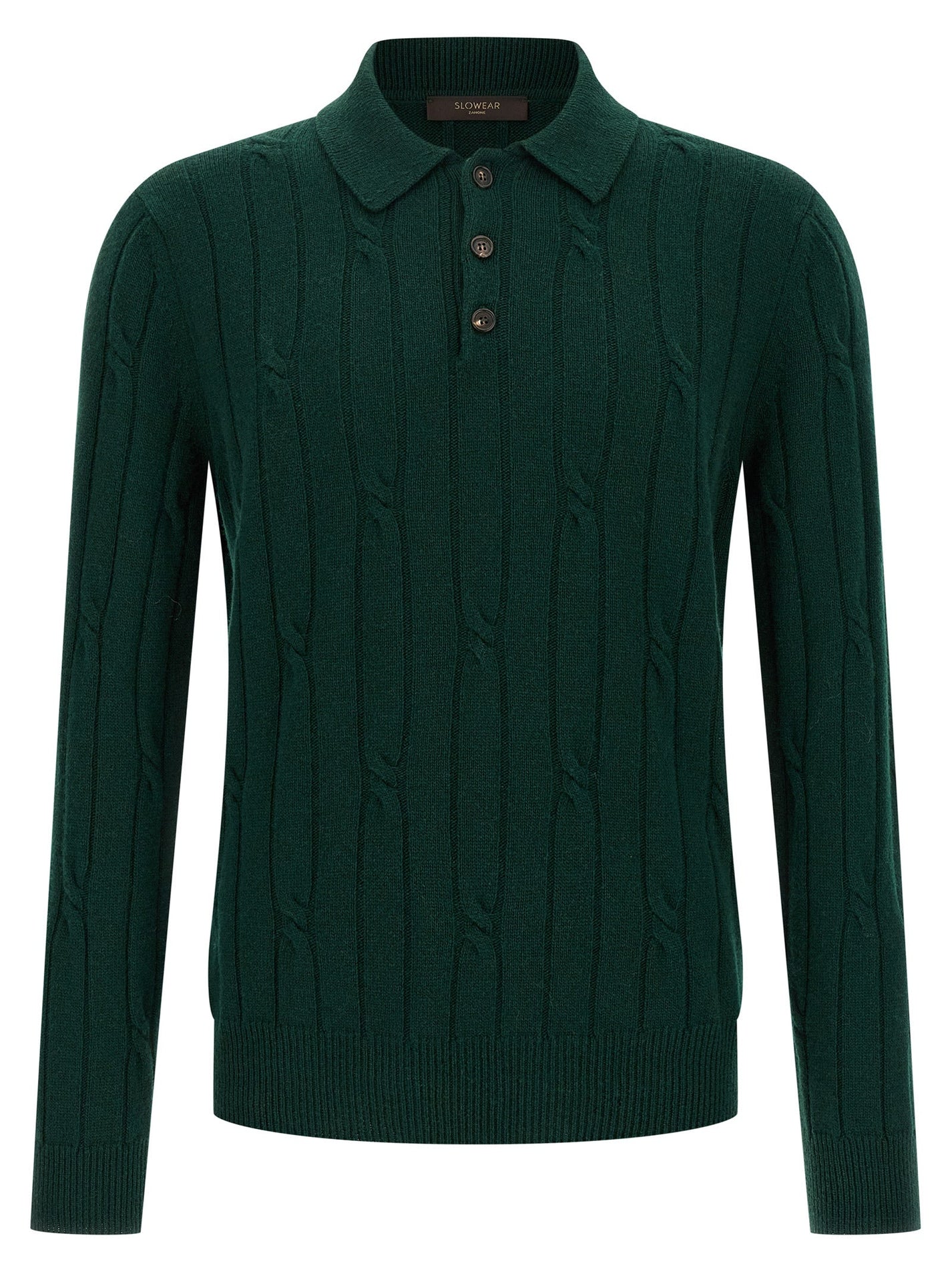 ZANONE - ZANONE - Braided wool polo shirt - Men’s Tops