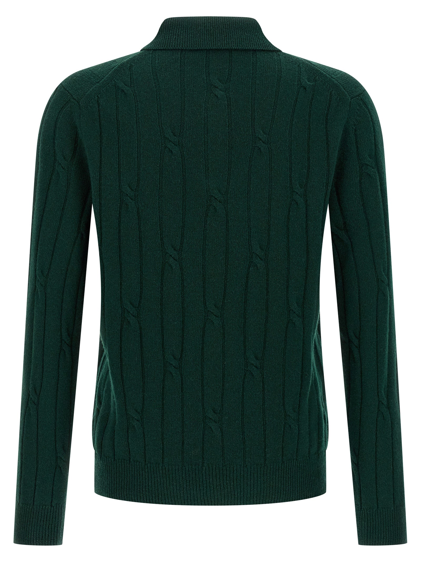 ZANONE - ZANONE - Braided wool polo shirt - Men’s Tops