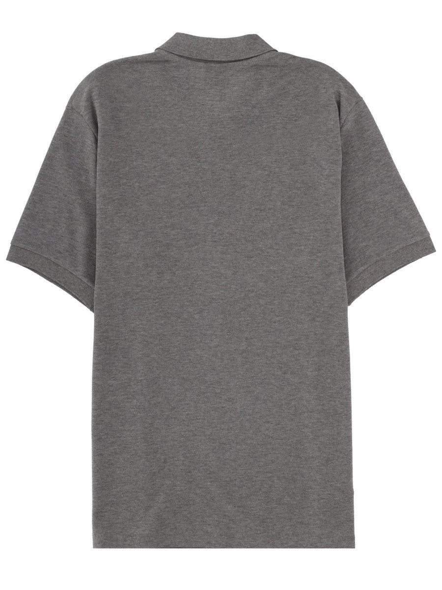 Ps By Paul Smith Men's Zebra Polo Grey