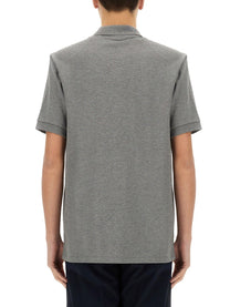 Ps By Paul Smith Men's Zebra Polo Grey