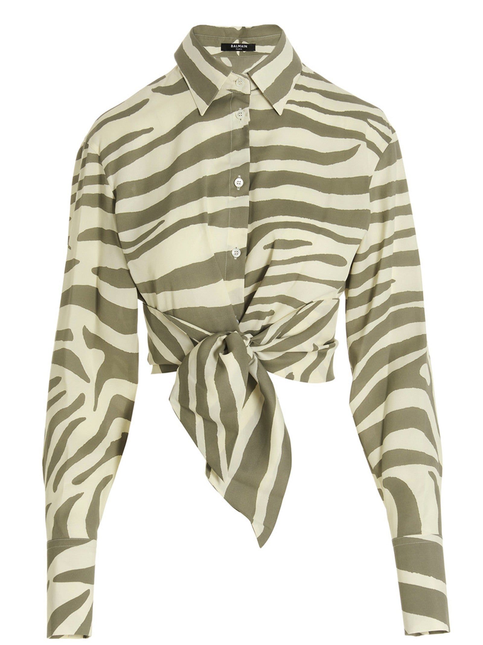 Balmain Zebra Shirt Gold