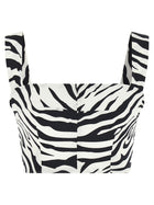 Dolce &amp; Gabbana Zebra Top White