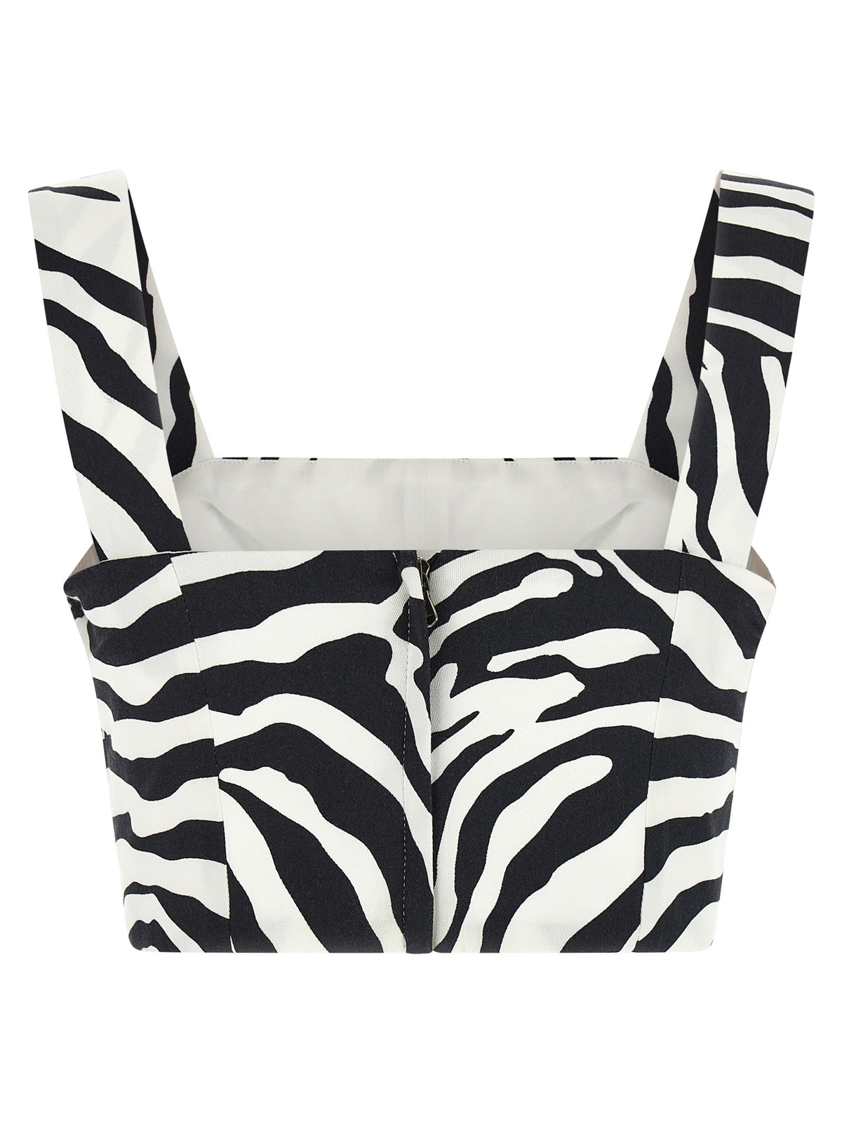 Dolce &amp; Gabbana Zebra Top White