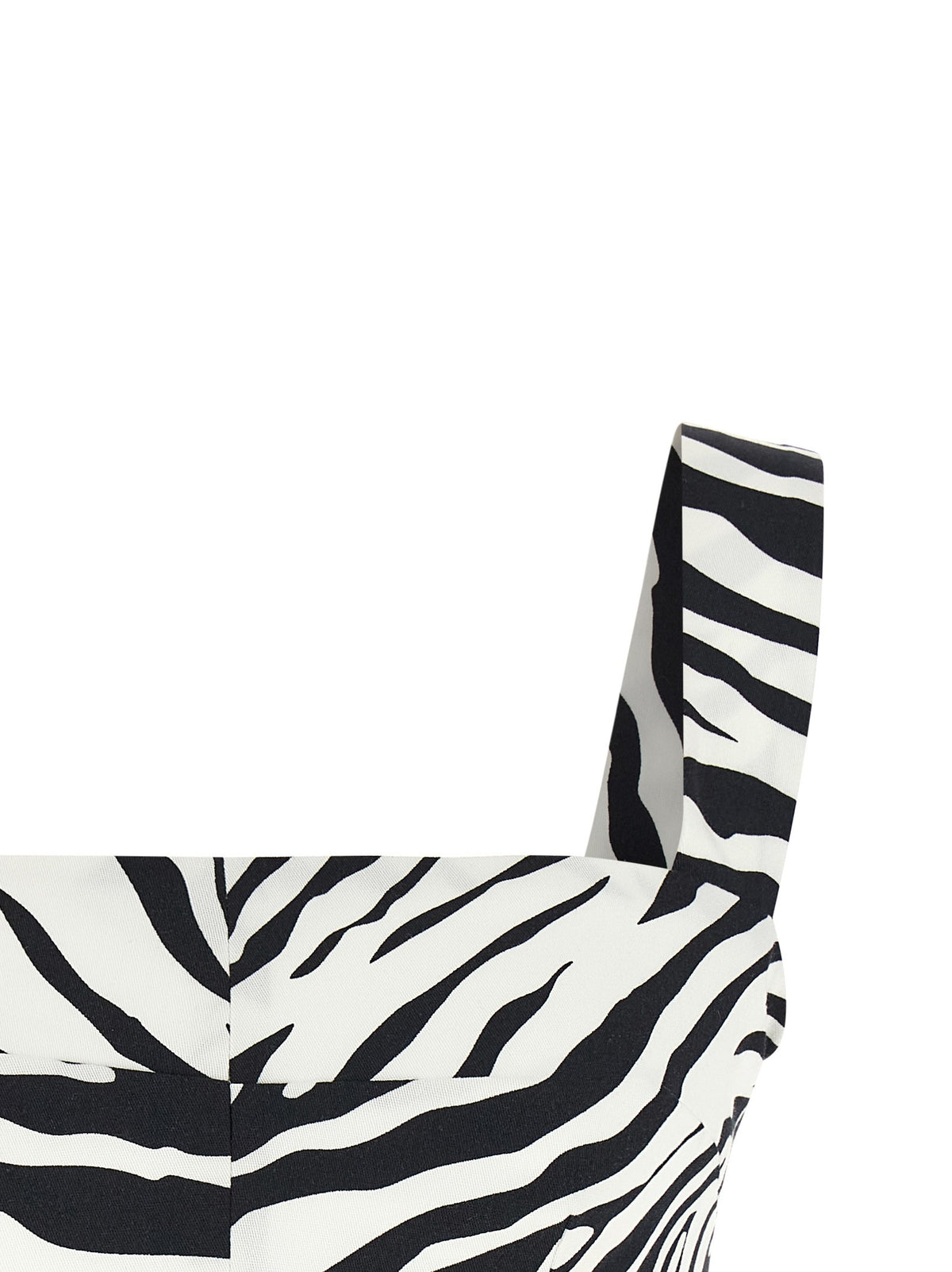 Dolce &amp; Gabbana Zebra Top White