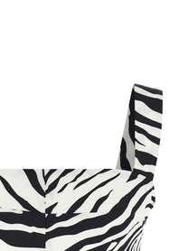Dolce &amp; Gabbana Zebra Top White