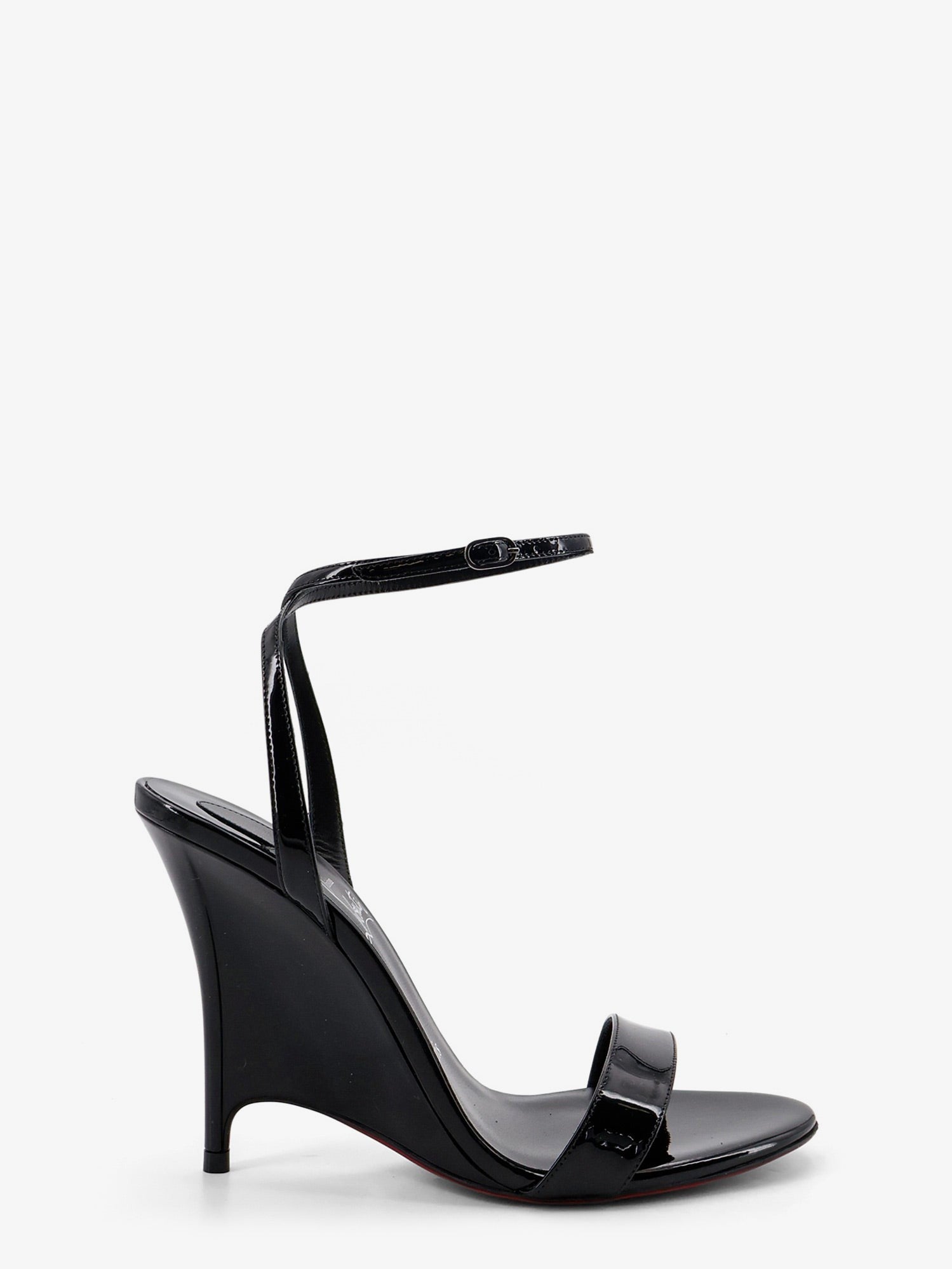 Christian Louboutin Women's Zeezeenella Leather Sandals Black