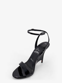 Christian Louboutin Women's Zeezeenella Leather Sandals Black