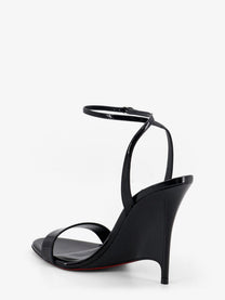 Christian Louboutin Women's Zeezeenella Leather Sandals Black