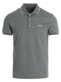 ZEGNA - ZEGNA - Logo embroidery polo shirt - Men’s Tops