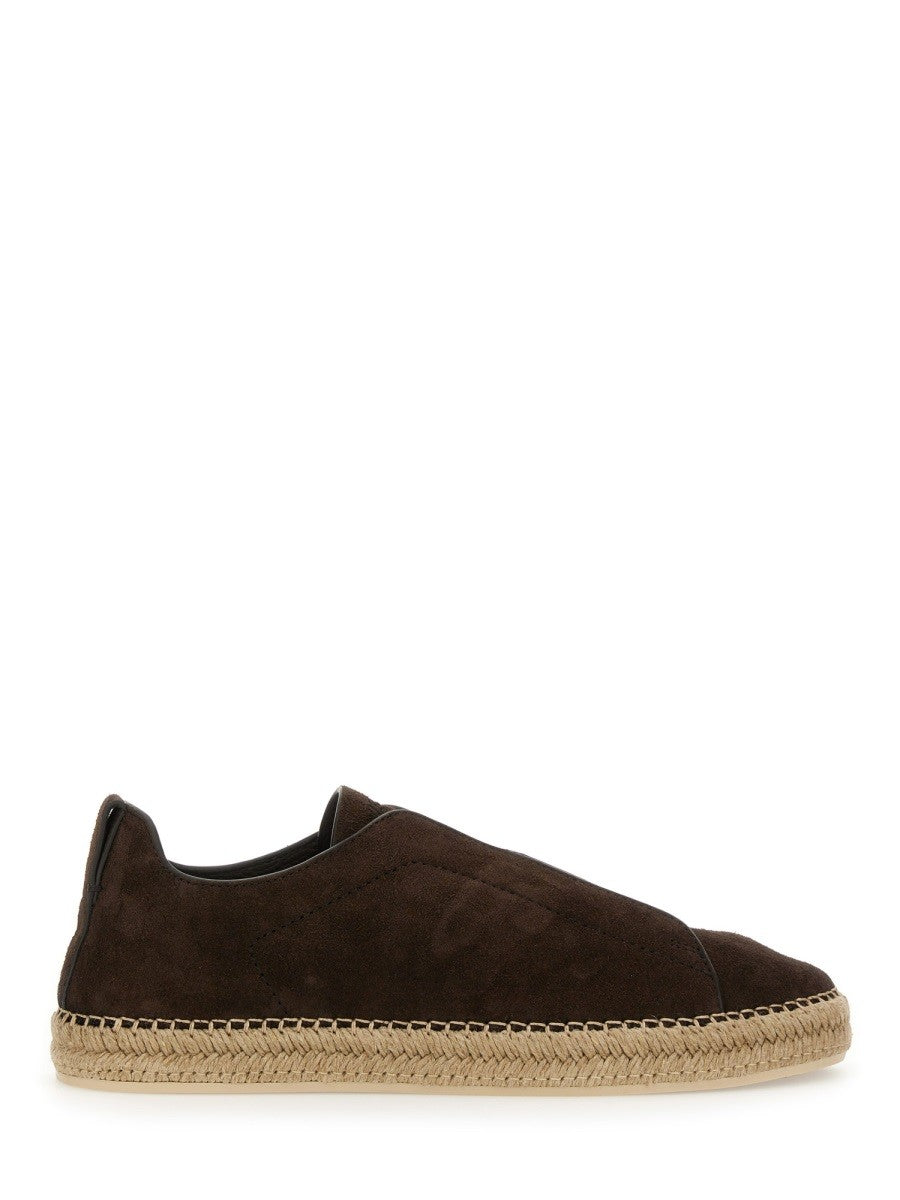 Zegna - Zegna Leather Espadrille - Men’s Shoes