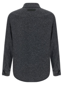 ZEGNA - ZEGNA - Mélange overshirt - Men’s Tops