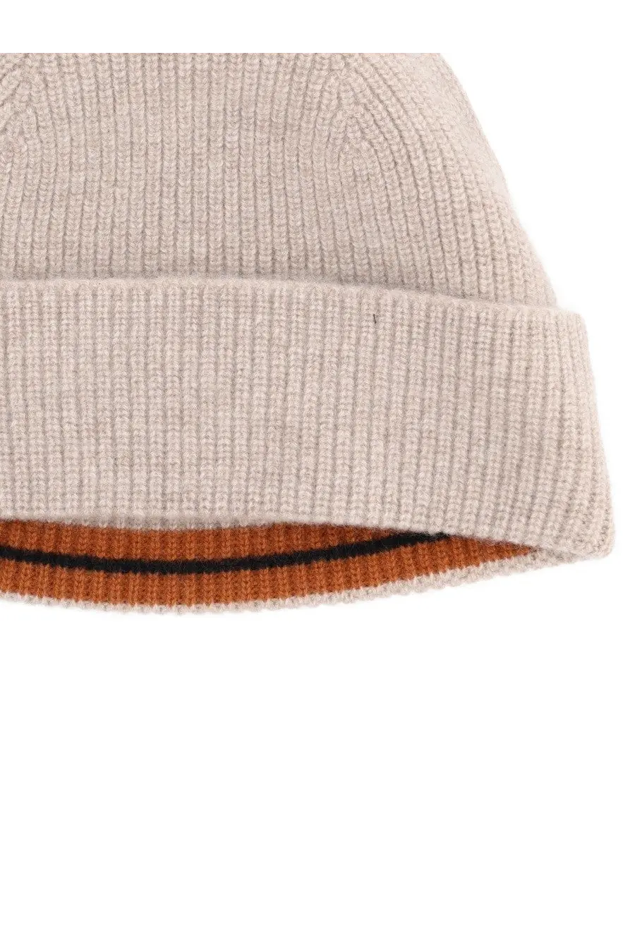 Zegna Men's Cashmere Oasis Beanie Beige, view 3