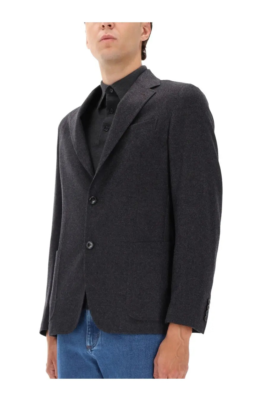 Zegna Men's Shirt Jacket Grey, view 4