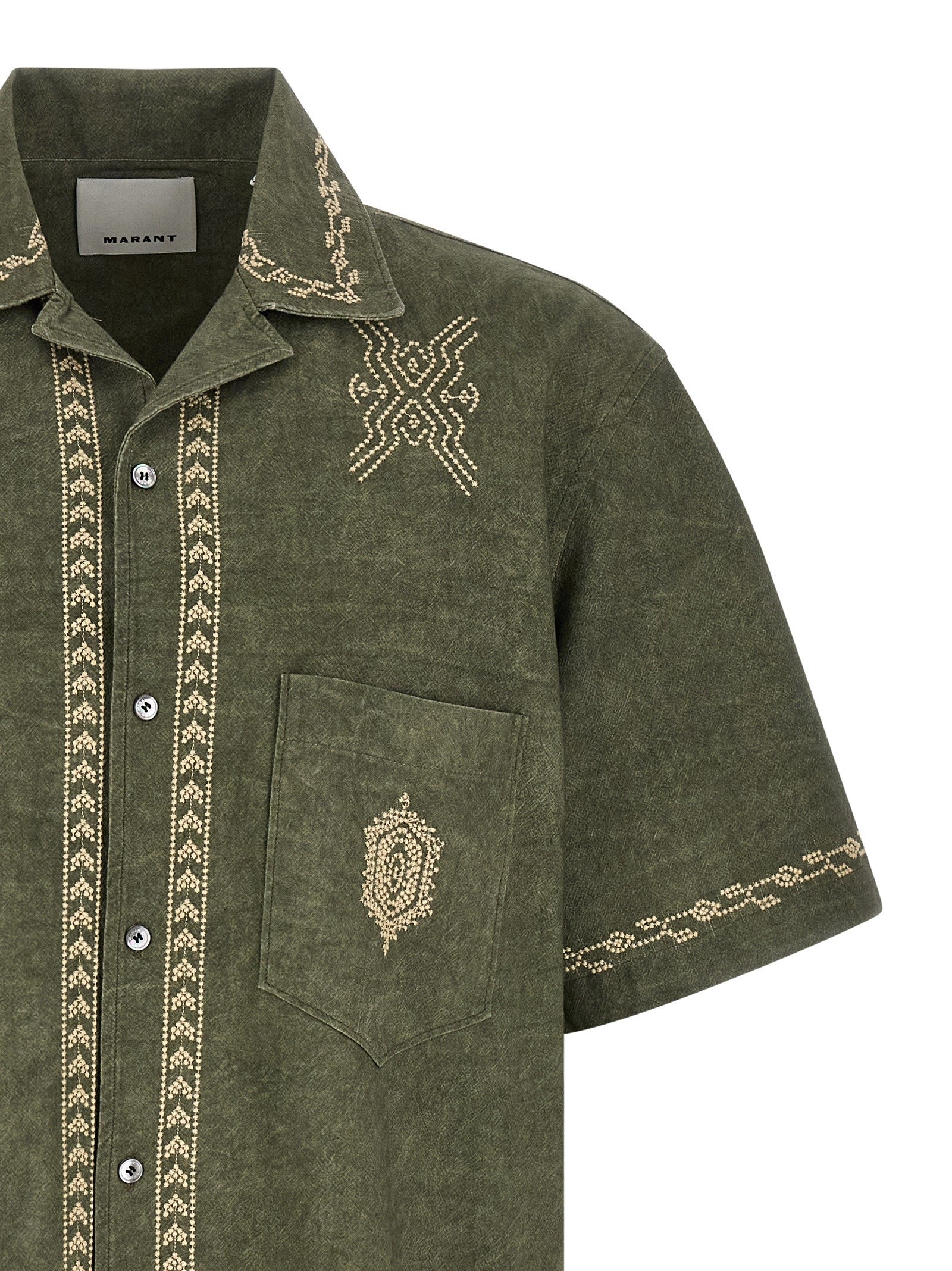 ISABEL MARANT Zekim Shirt Green